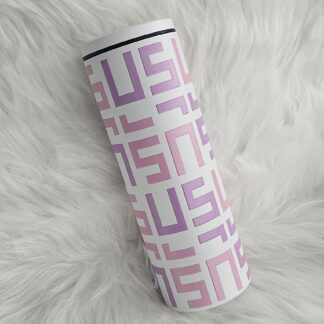 แก้วเก็บความเย็นสีขาว พาดลาย รัก ชมพูม่วง 600 ml. 1,250 บาท ราคาพิเศษ 999 บาท