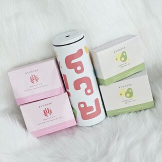 โปรพิเศษ แก้วเก็บความเย็น สีขาว ลาย รวยไม่ไหวล้าววว + Avonize Avocado Oil Plus Garlic Oil 2 + Avonize Asta Plus Vit 2